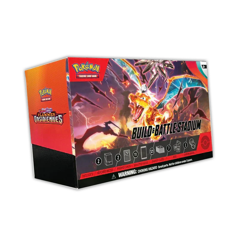 Jeu de cartes Pokémon - Build and Battle Stadium EV03 Flammes Obsidiennes (scellé)