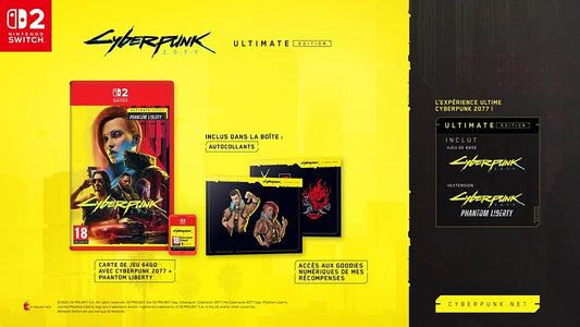 Jeu vidéo - Cyberpunk 2077 - Ultimate Edition (NINTENDO SWITCH 2)