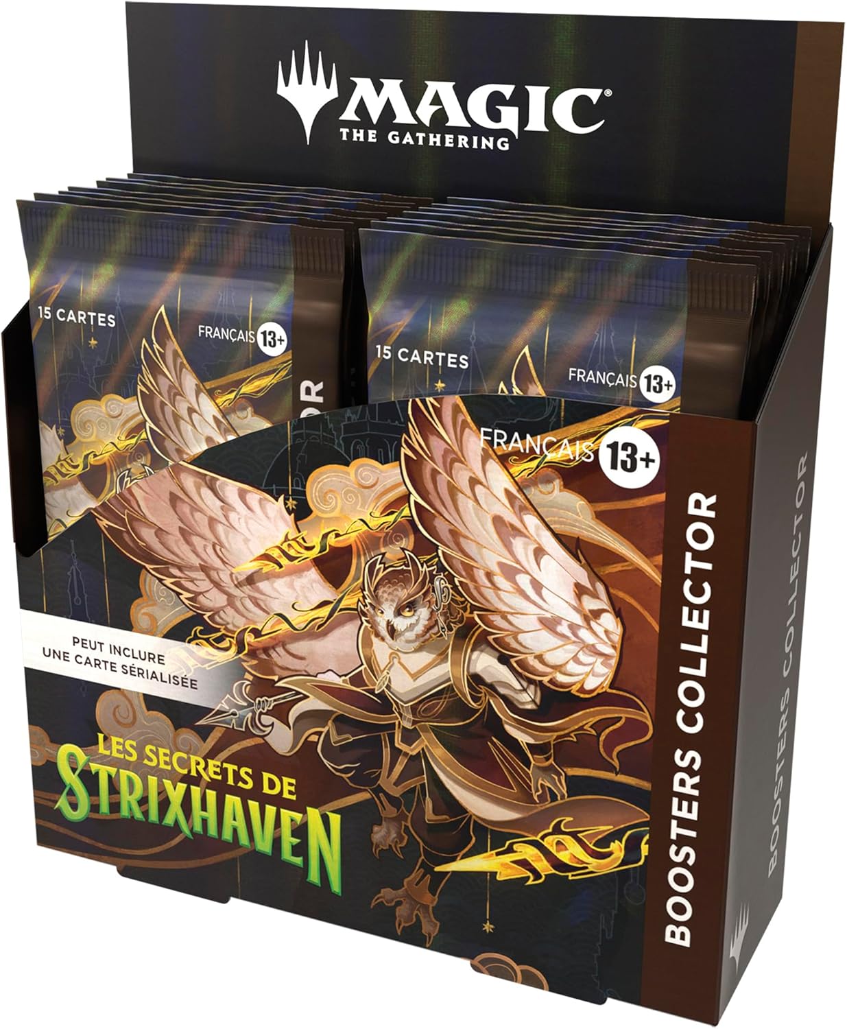 Jeu de cartes Boîte de boosters Collector Magic: The Gathering Les Secrets de Strixhaven (Version Française)