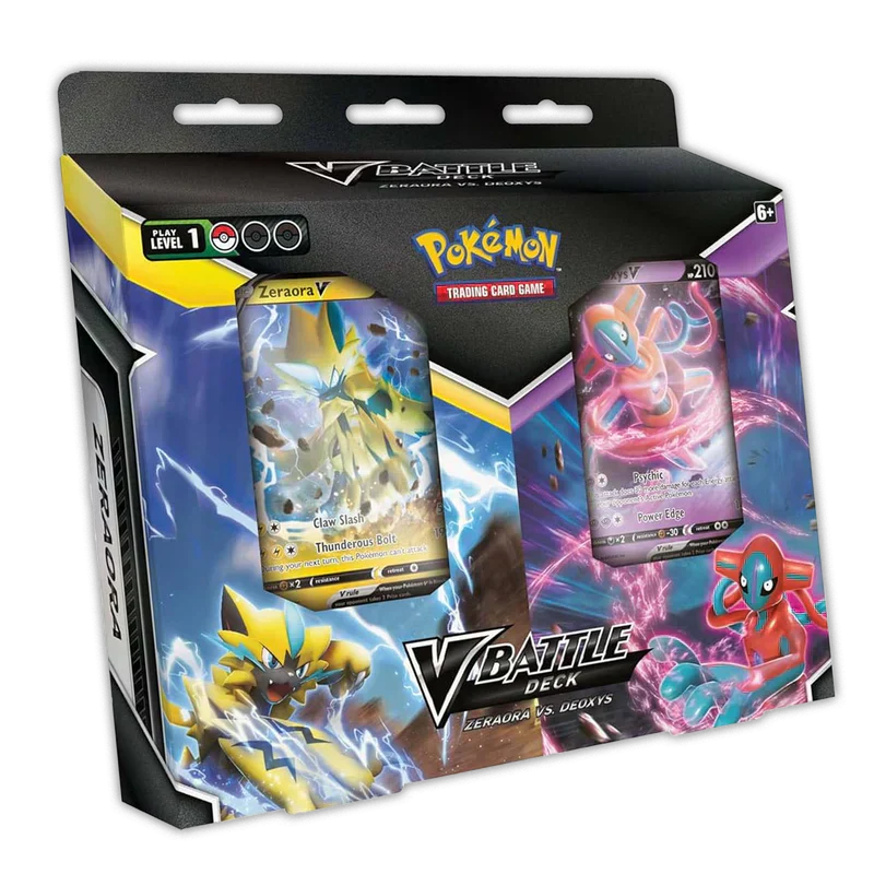 Jeu de cartes Pokémon - Deck Combat – Zeraora V Vs Deoxys V (scellé)