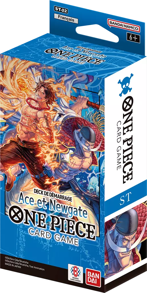 Jeu de cartes One Piece - Deck De Démarrage Ace et Newgate FR