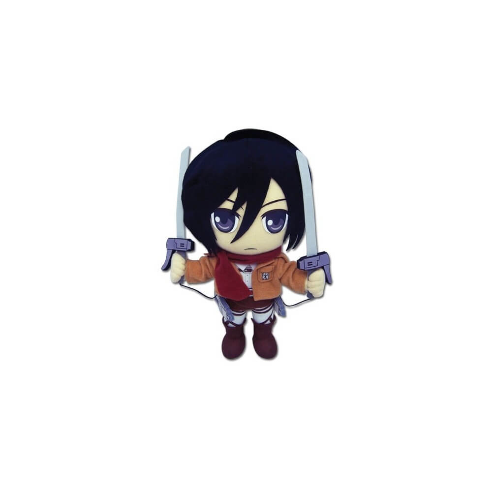 Peluche Attaque des Titans - Mikasa 20cm