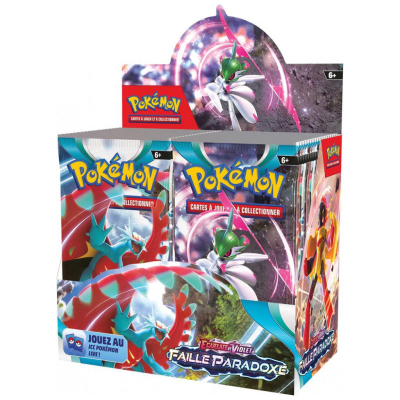 Jeu de cartes Pokémon - Boîte de 36 Boosters EV04 : Écarlate et Violet 04 - Faille Paradoxe (scellé)
