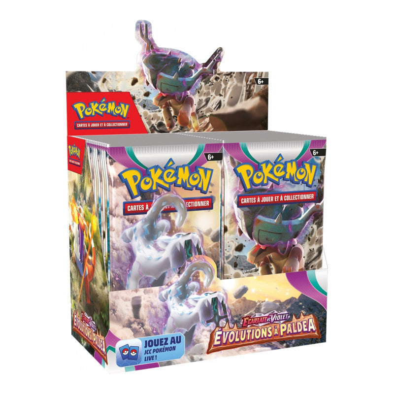 Jeu de cartes Pokémon - EV02 : Evolutions À Paldea - Display 36 Boosters (scellé)