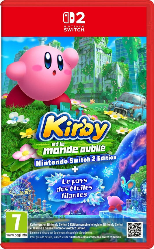 Jeu vidéo - Kirby et le monde oublié - Nintendo Switch 2 Edition + Le pays des étoiles filantes