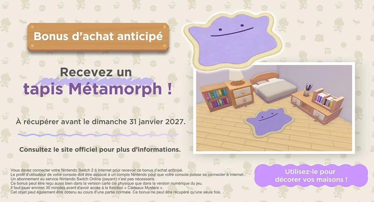 Jeu vidéo - Pokémon Pokopia (NINTENDO SWITCH 2)