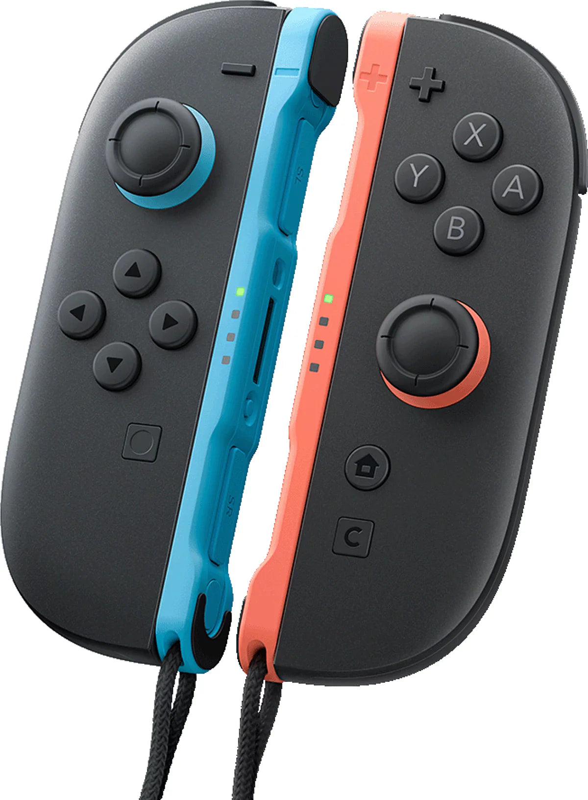 Paire de manettes Joy-Con 2 gauche bleu clair & droite rouge clair Nintendo Switch 2