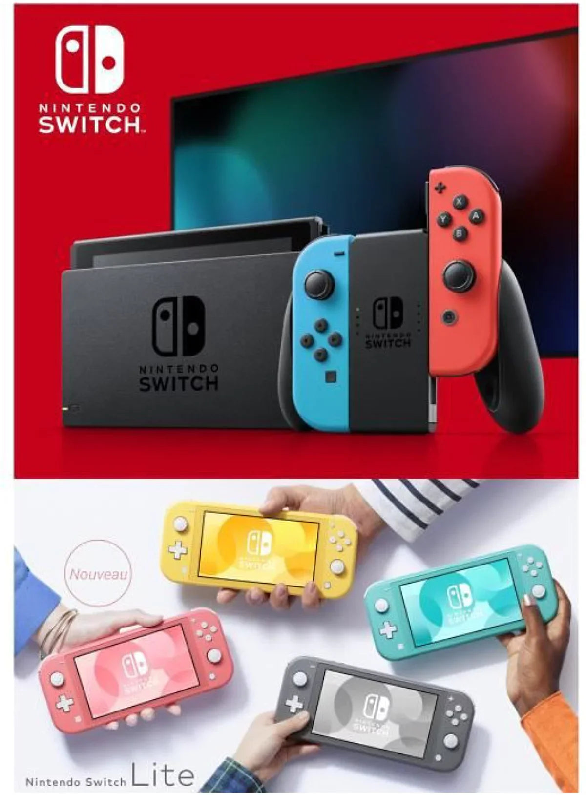 Console Nintendo Switch Lite - Corail