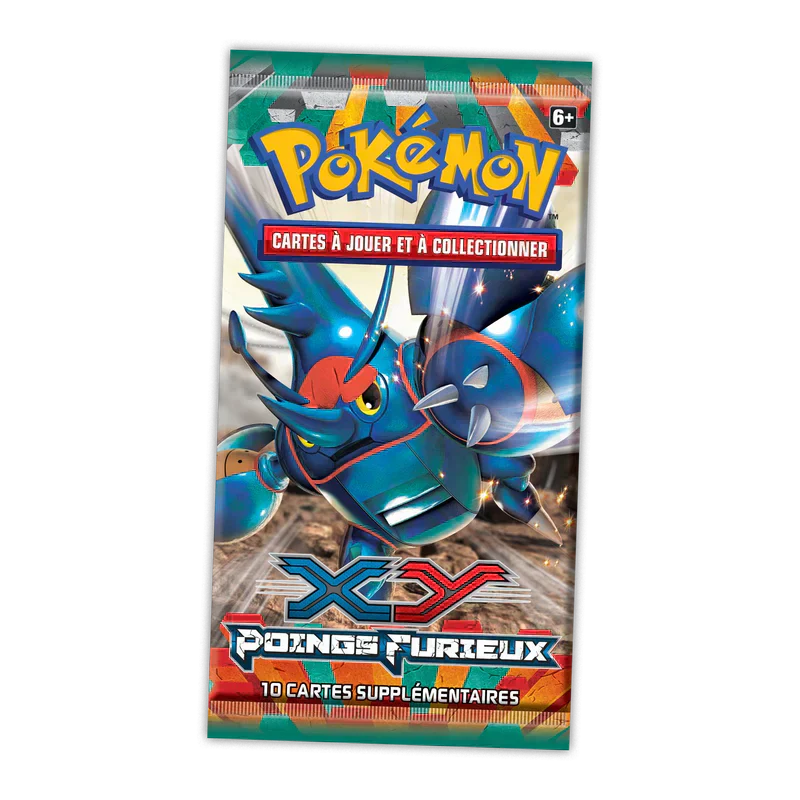 Jeu de cartes Pokémon - Booster en Loose - XY - Poings Furieux (scellé)