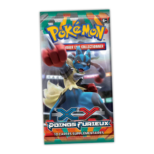 Jeu de cartes Pokémon - Booster en Loose - XY - Poings Furieux (scellé)