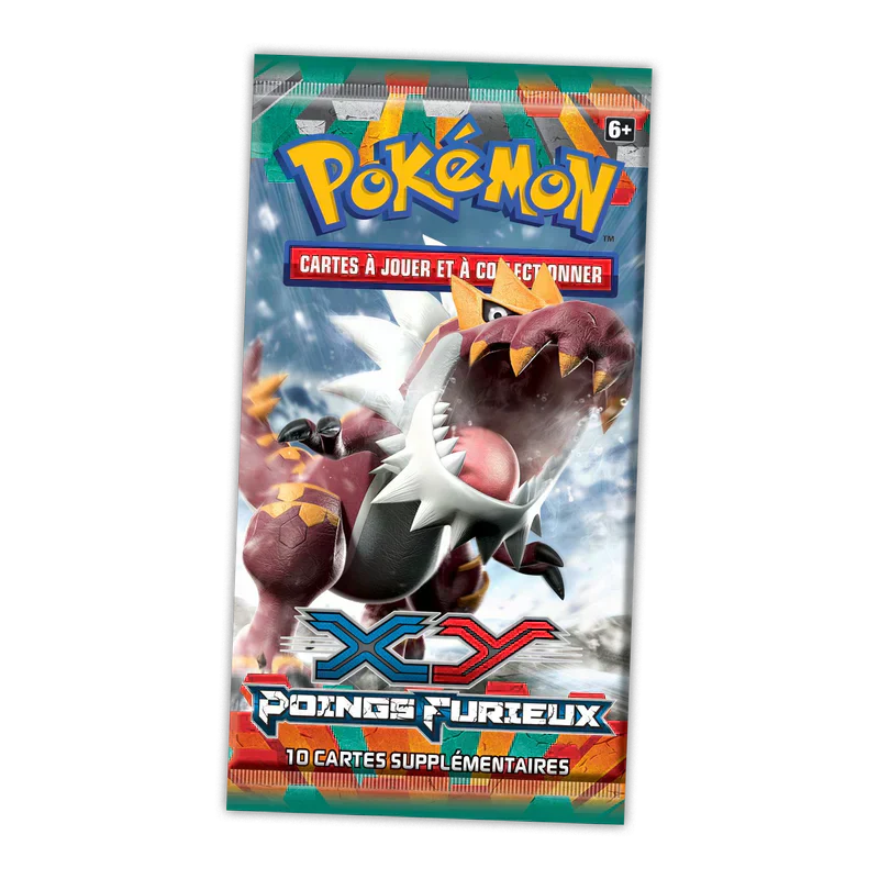 Jeu de cartes Pokémon - Booster en Loose - XY - Poings Furieux (scellé)