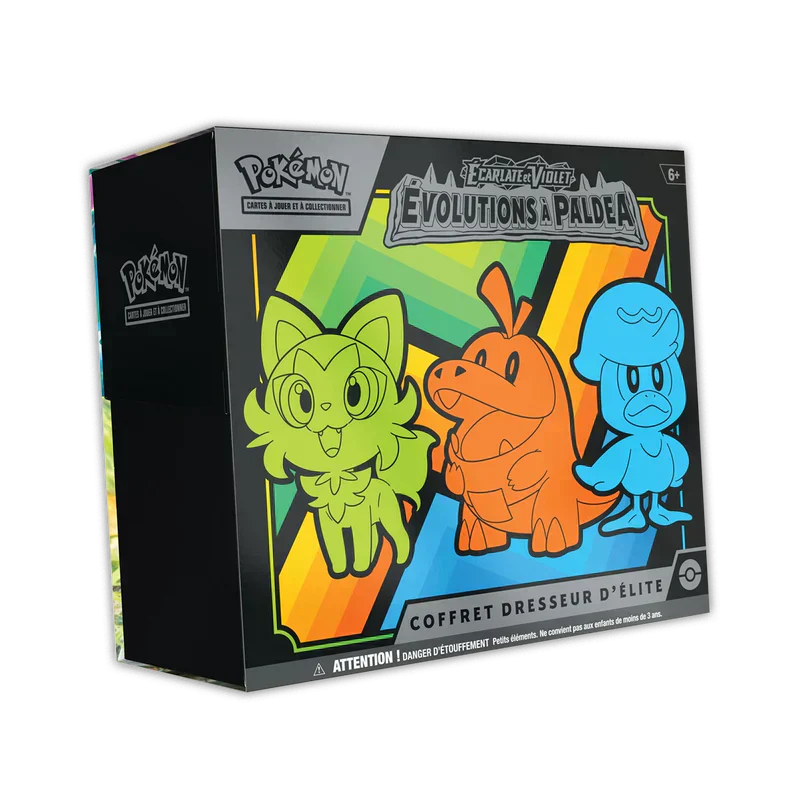 Jeu de cartes Pokémon - Elite Trainer Box EV02  Evolution à Paldea (scellé)