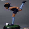 Figurine Captain Tsubasa - Kojiro Hyuga tir du tigre - Anime Town