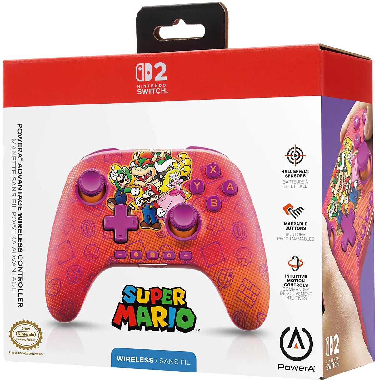 Manette sans fil pour Nintendo Switch 2 - Mario & Friends