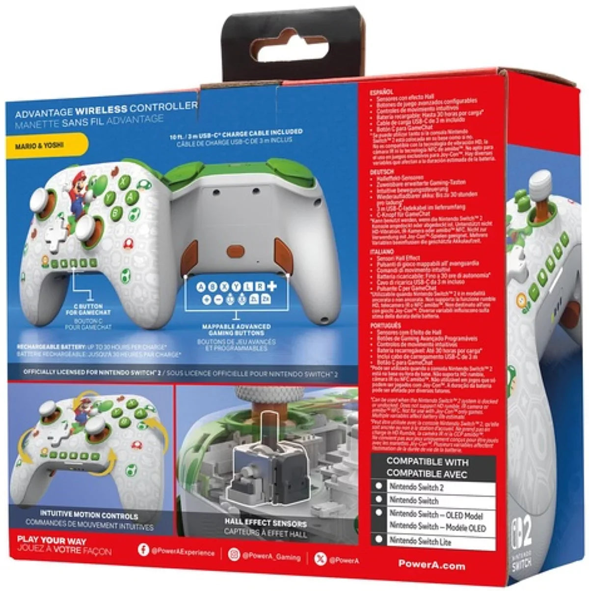 Manette sans fil NSW 2 Mario et Yoshi (NINTENDO SWITCH 2)