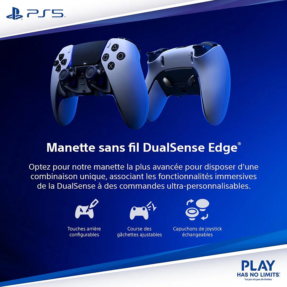 Manette sans fil DualSense - Rhythm Blue (PS5)