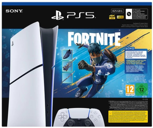 Pack Console PlayStation 5 Edition Numérique - Fortnite Flowering Chaos - Edition limitée (PS5)