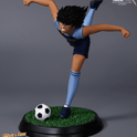 Figurine Captain Tsubasa - Kojiro Hyuga tir du tigre - Anime Town