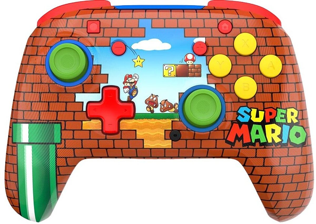 Turtle Beach Manette Sans Fil Switch2 Rematch Mario Bricks