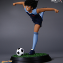 Figurine Captain Tsubasa - Kojiro Hyuga tir du tigre - Anime Town