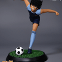Figurine Captain Tsubasa - Kojiro Hyuga tir du tigre - Anime Town