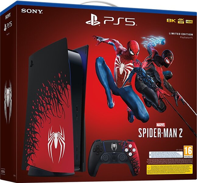 Sony PlayStation 5 (PS5) Spider-Man 2 Limited Edition 825Go