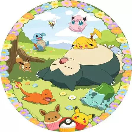 Puzzle Pokémon - Pokémon en Fleurs
