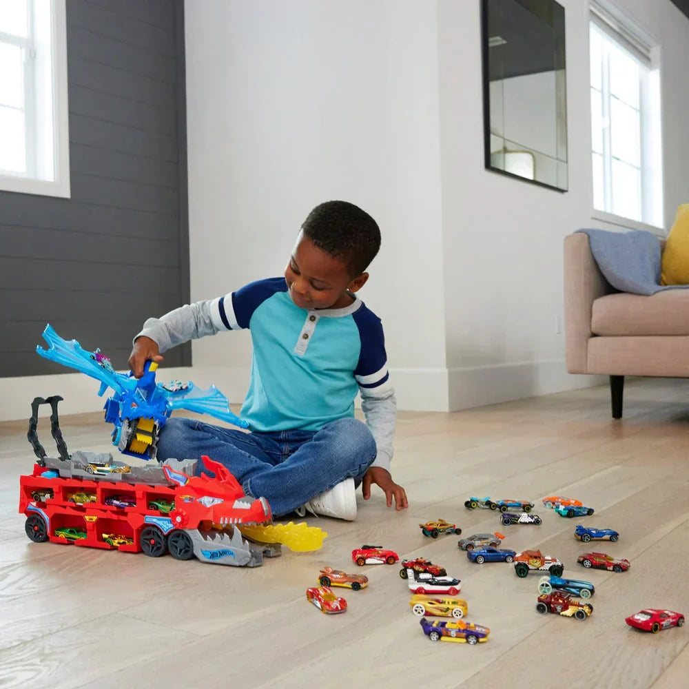 Hot Wheels - Transporteur Ultime Double Dragons