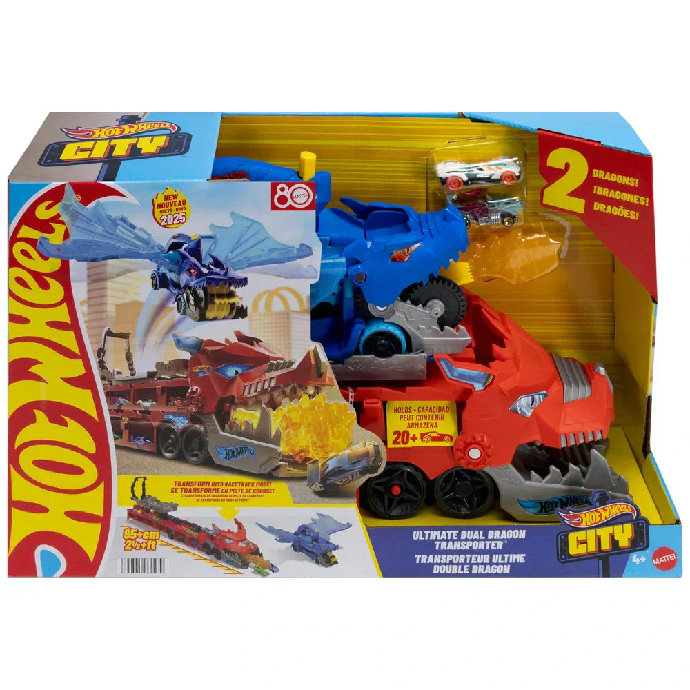 Hot Wheels - Transporteur Ultime Double Dragons