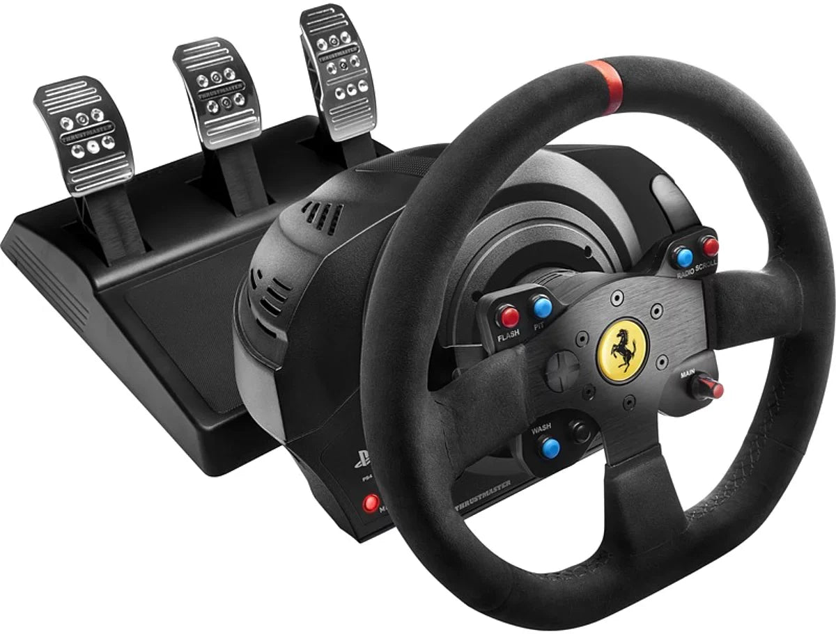 Thrustmaster T300 Ferrari Integral Racing Wheel Alcantara Edition Noir Volant + pédales Analogique/Numéri