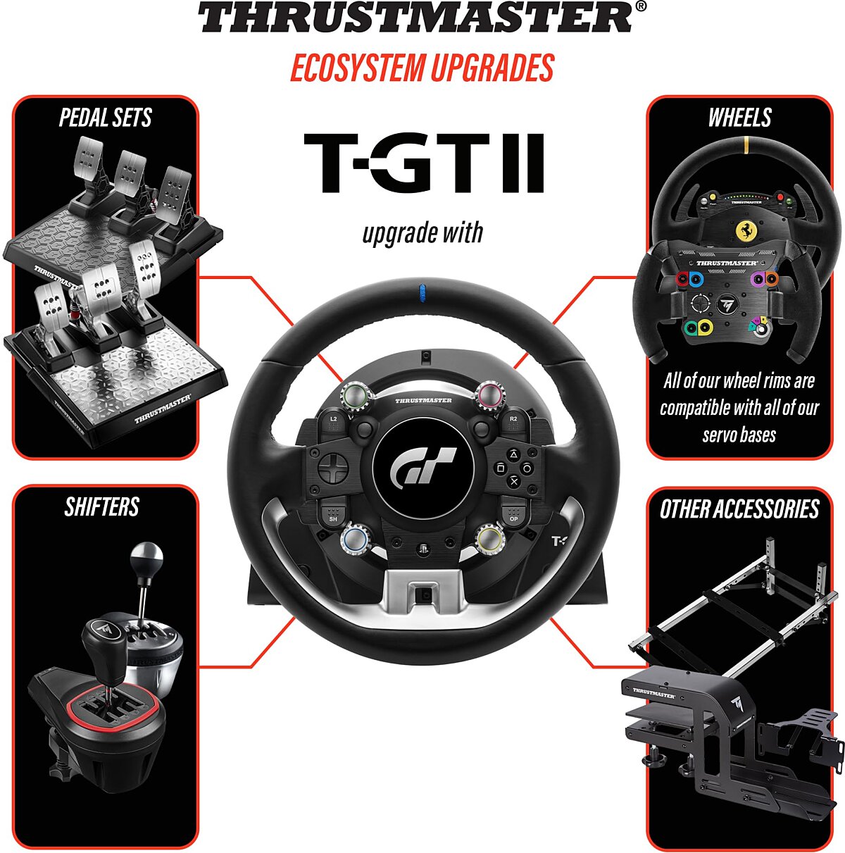 Thrustmaster 4160846 Volant PC, PlayStation 4, PlayStation 5