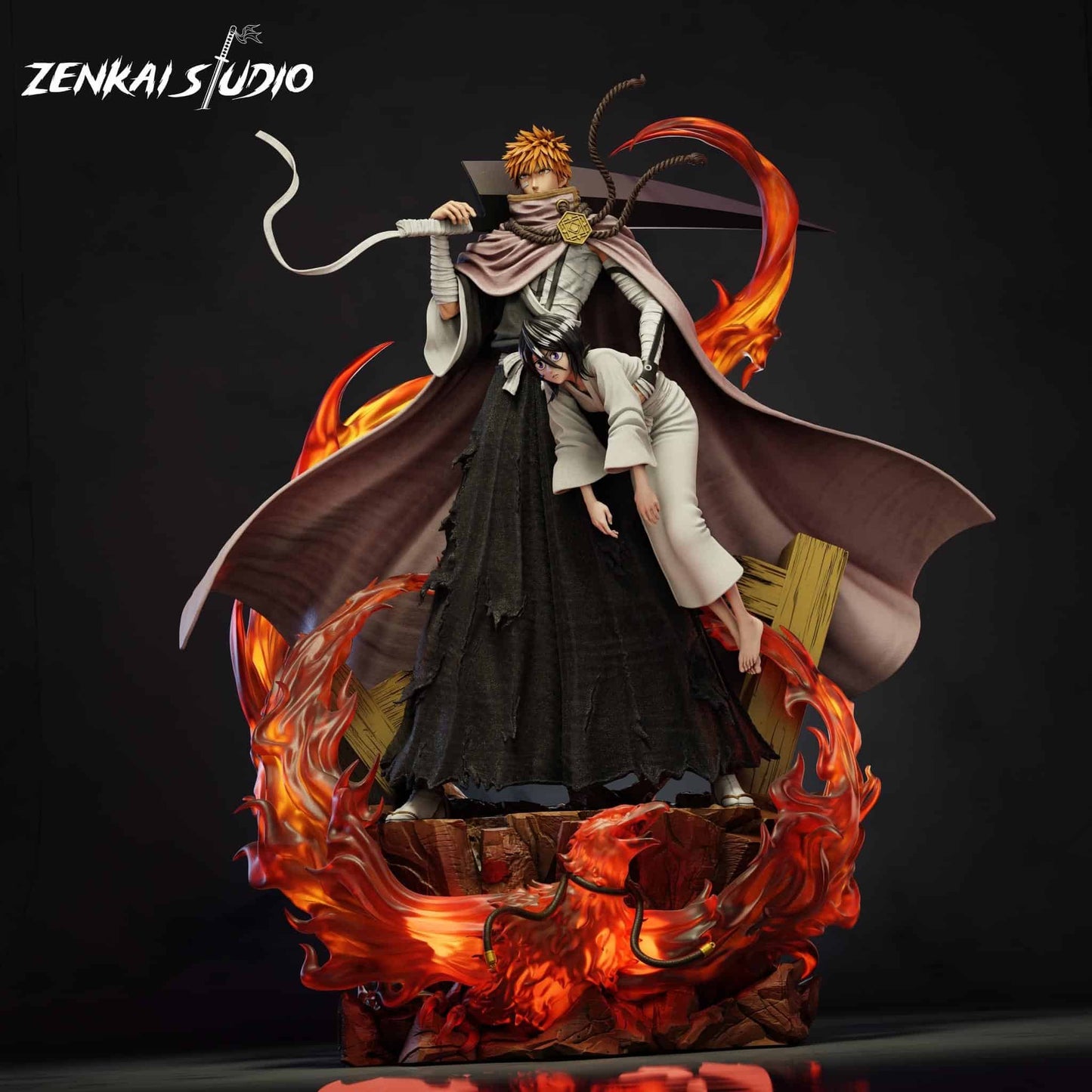 Figurine Bleach – Ichigo Kurosaki & Rukia Kuchiki