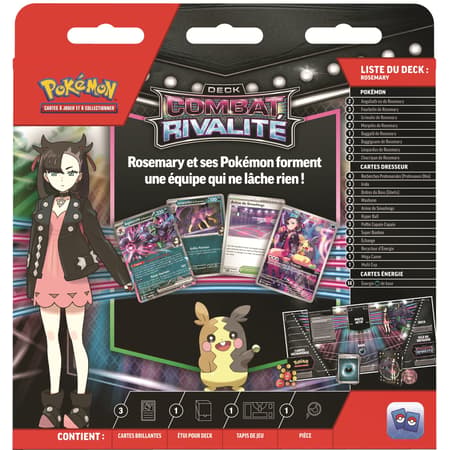 Jeu de cartes Pokémon - Deck Combat Rivalité Pierre et Rosemary (1x deck aléatoire) [FR] [SCELLÉ]