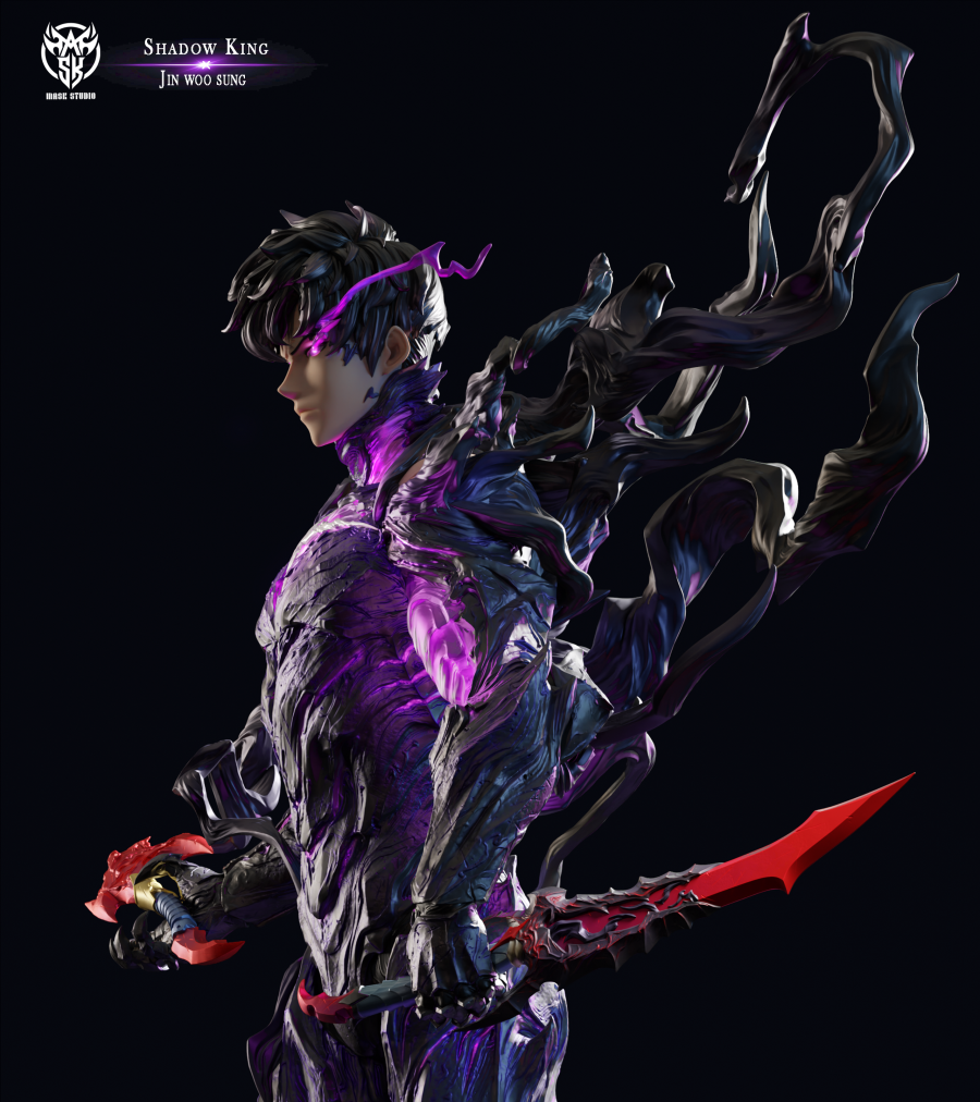 Figurine Solo Leveling - Sung Jin Woo double-éveil