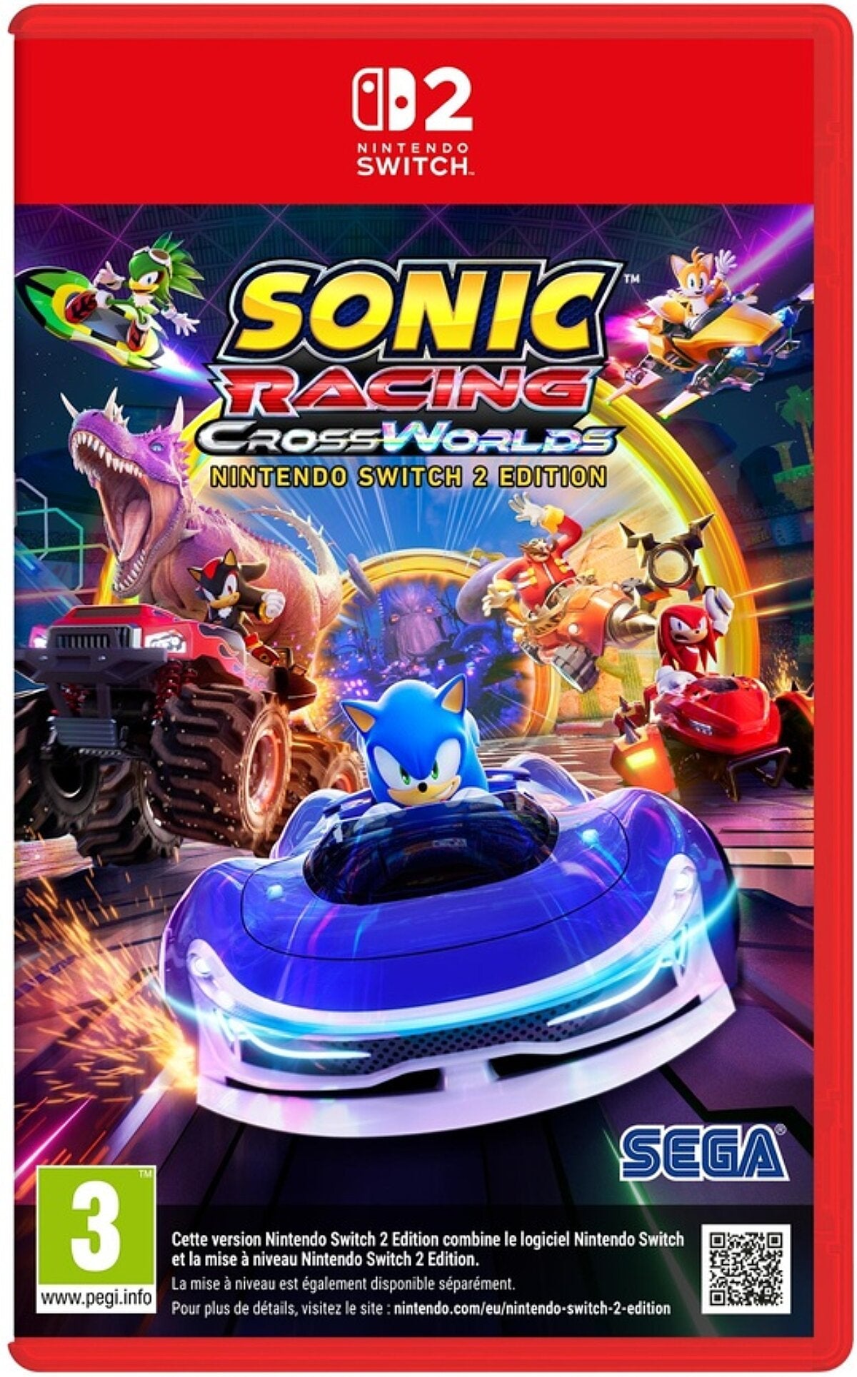 Jeu vidéo - Sonic Racing: CrossWorlds - Nintendo Switch 2 Edition