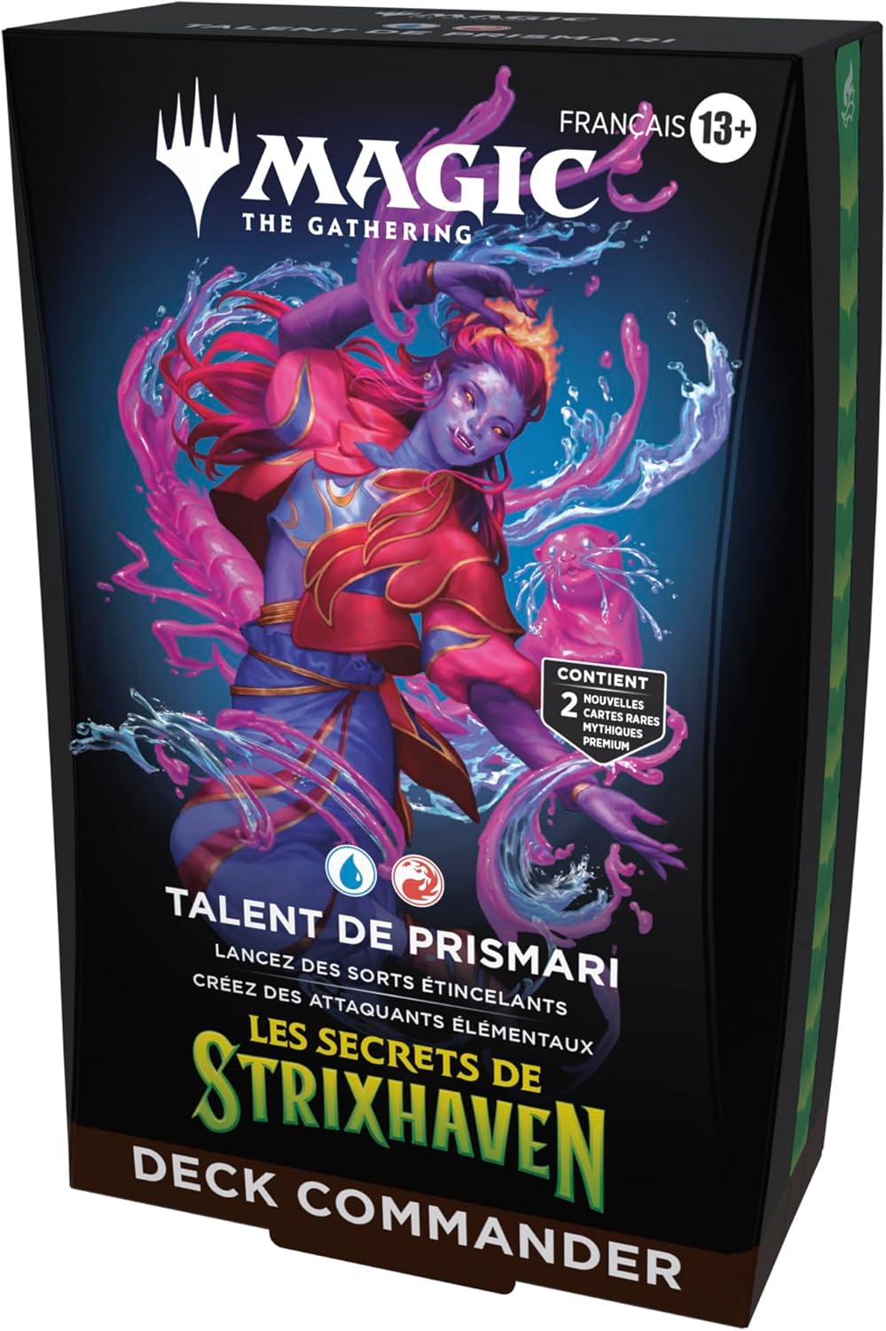 Jeu de cartes - Deck Commander Magic: The Gathering Les Secrets de Strixhaven - Talent de Prismari (Version Française)