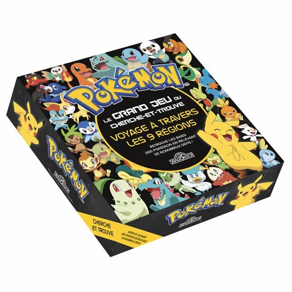 Jeu de société Pokémon - Le grand jeu du cherche-et-trouve : Voyage à travers les 9 régions