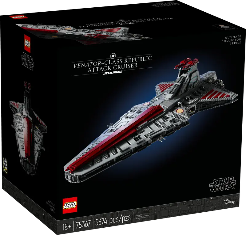 Lego Star Wars - Le croiseur d’assaut de classe Venator de la République
