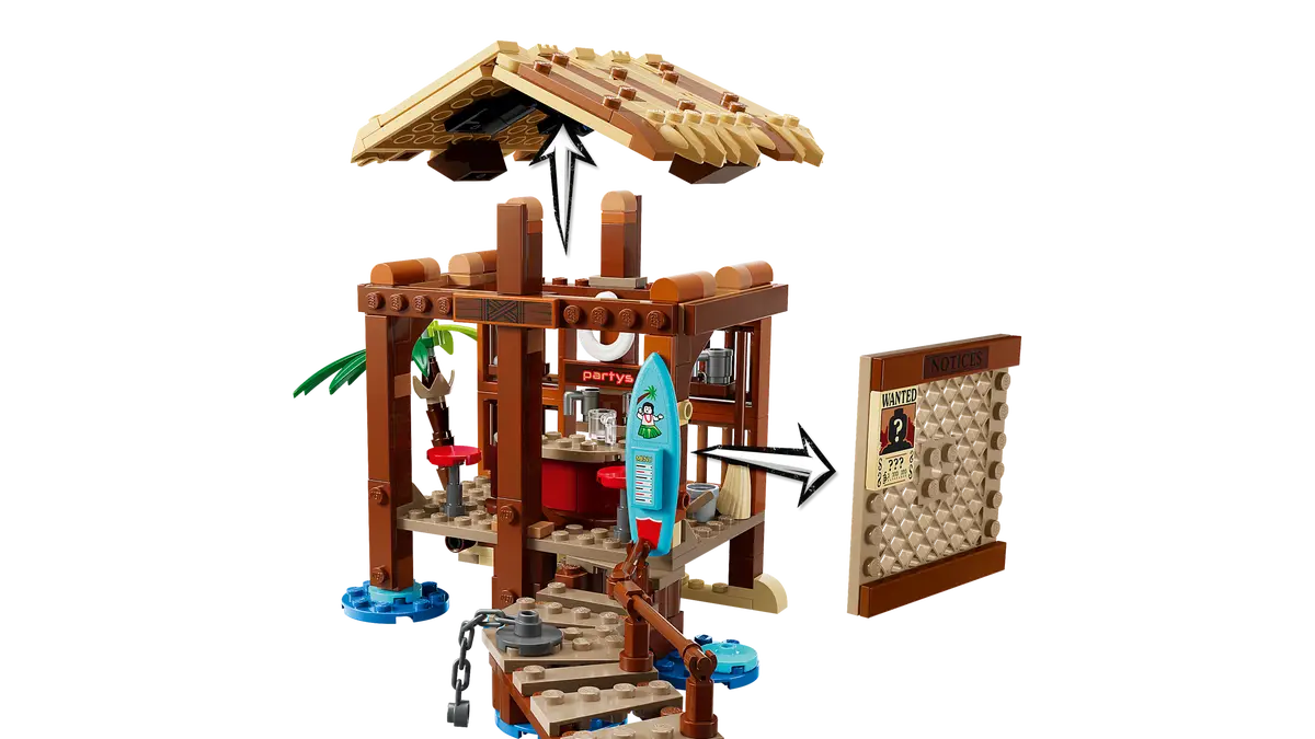 Lego One Piece - Le bar du village de Fuchsia