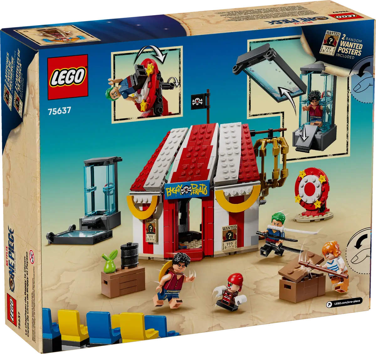 Lego One Piece - chapiteau de Baggy le Clown