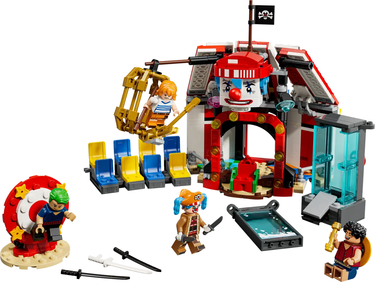 Lego One Piece - chapiteau de Baggy le Clown