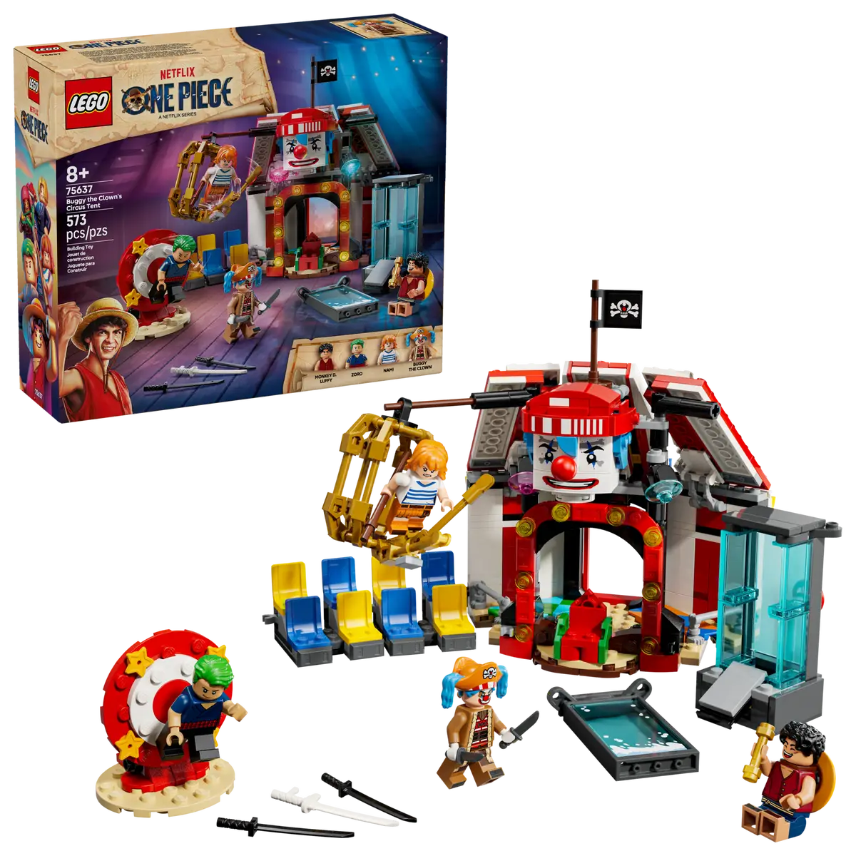 Lego One Piece - chapiteau de Baggy le Clown