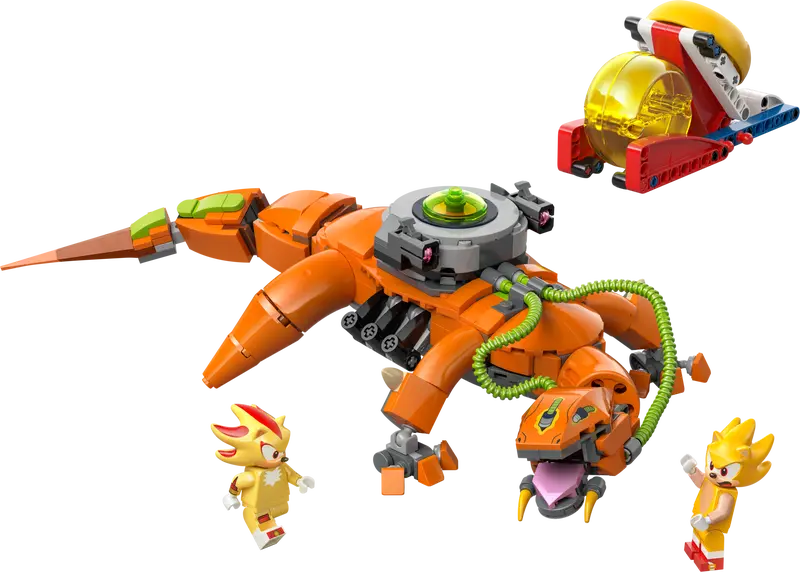 Lego Sonic the Hedgehog™ - super shadow vs biolizard