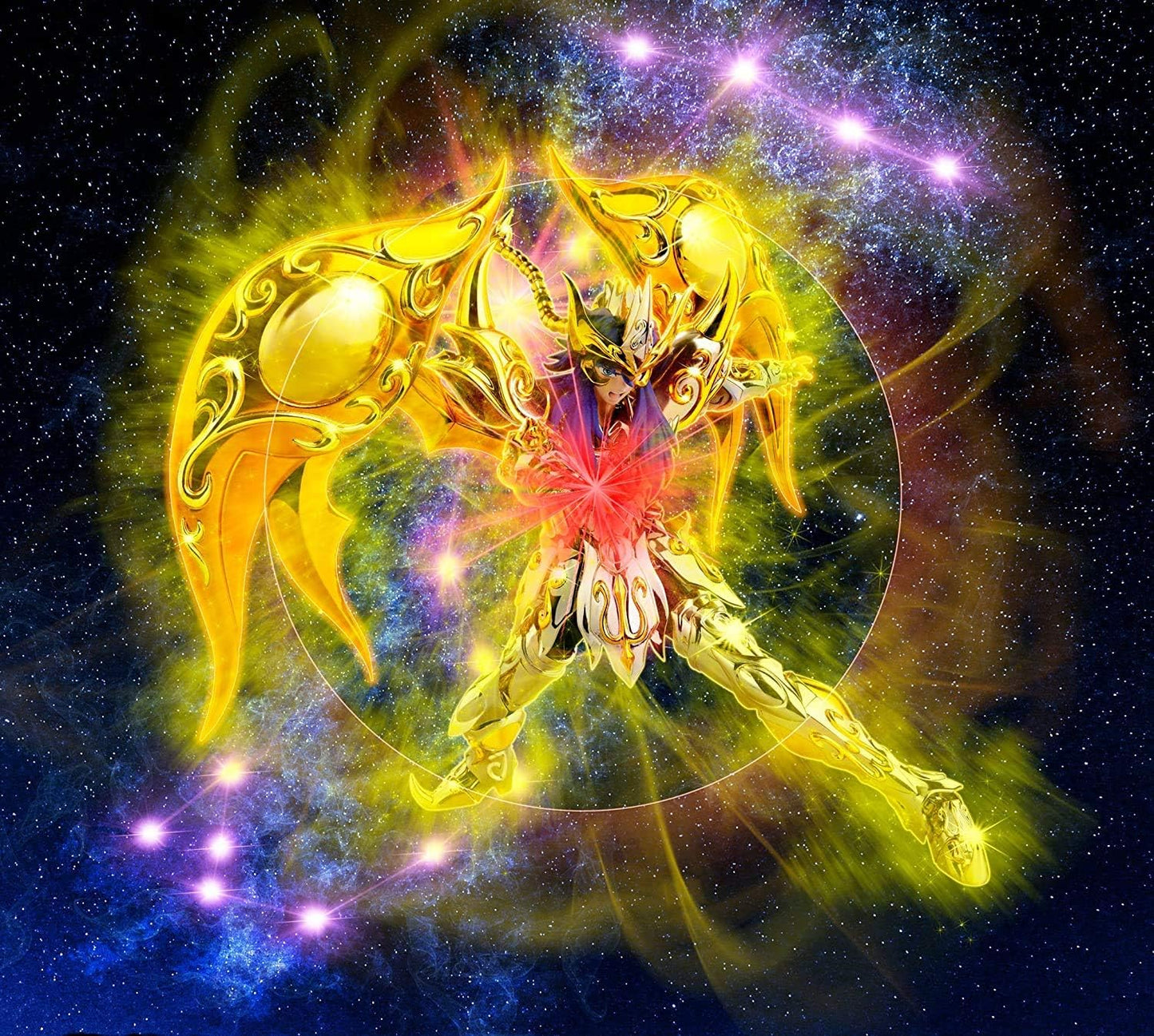 Figurine Saint Seiya - Milo du Scorpion armure divine Myth Cloth EX