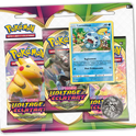 Jeu de cartes Pokémon - Tripack EB04 - Voltage Eclatant (scellé)