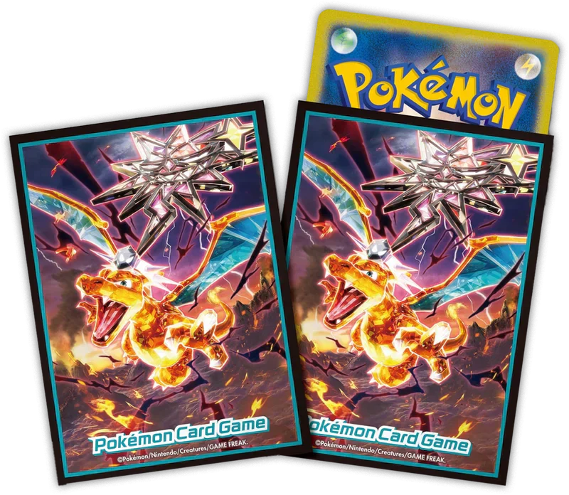 Jeu de cartes Pokémon - 64 Sleeves Dracaufeu Terracrystal