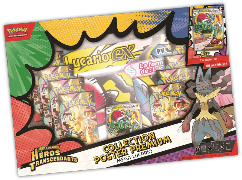 Jeu de cartes Pokémon - Poster Premium Héros Transcendants [SCELLÉ FR]