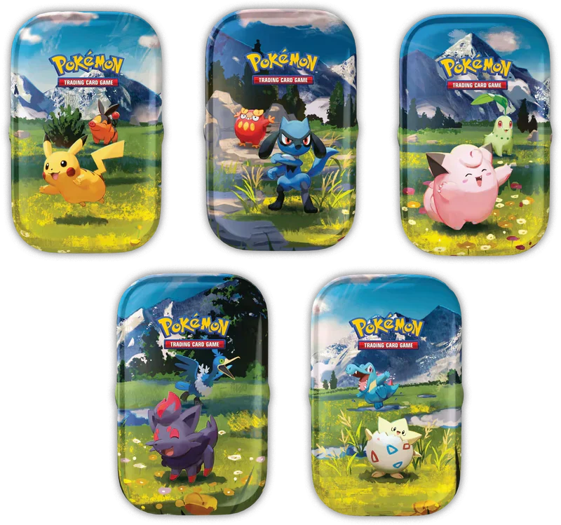 Jeu de cartes Pokémon - Lot de 5 Mini Tins Héro Transcendants [SCELLÉ FR]