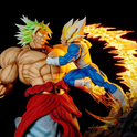 Figurine Dragon Ball - Broly vs Vegeta - Anime Town
