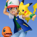 Figurine Pokémon - Salamèche, Sacha et Pikachu - Anime Town